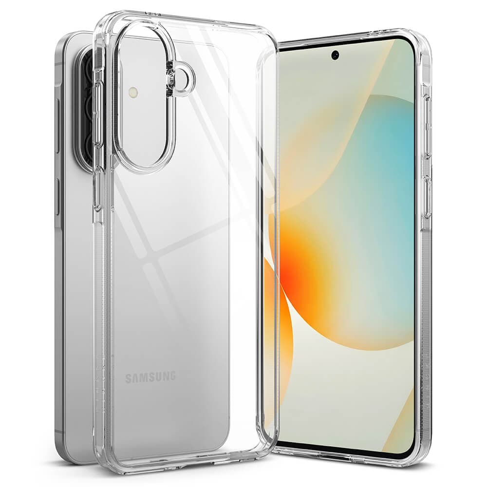 Хибриден кейс с висока степен на защита за Samsung Galaxy A57 5G - Ringke Fusion Case (прозрачен)