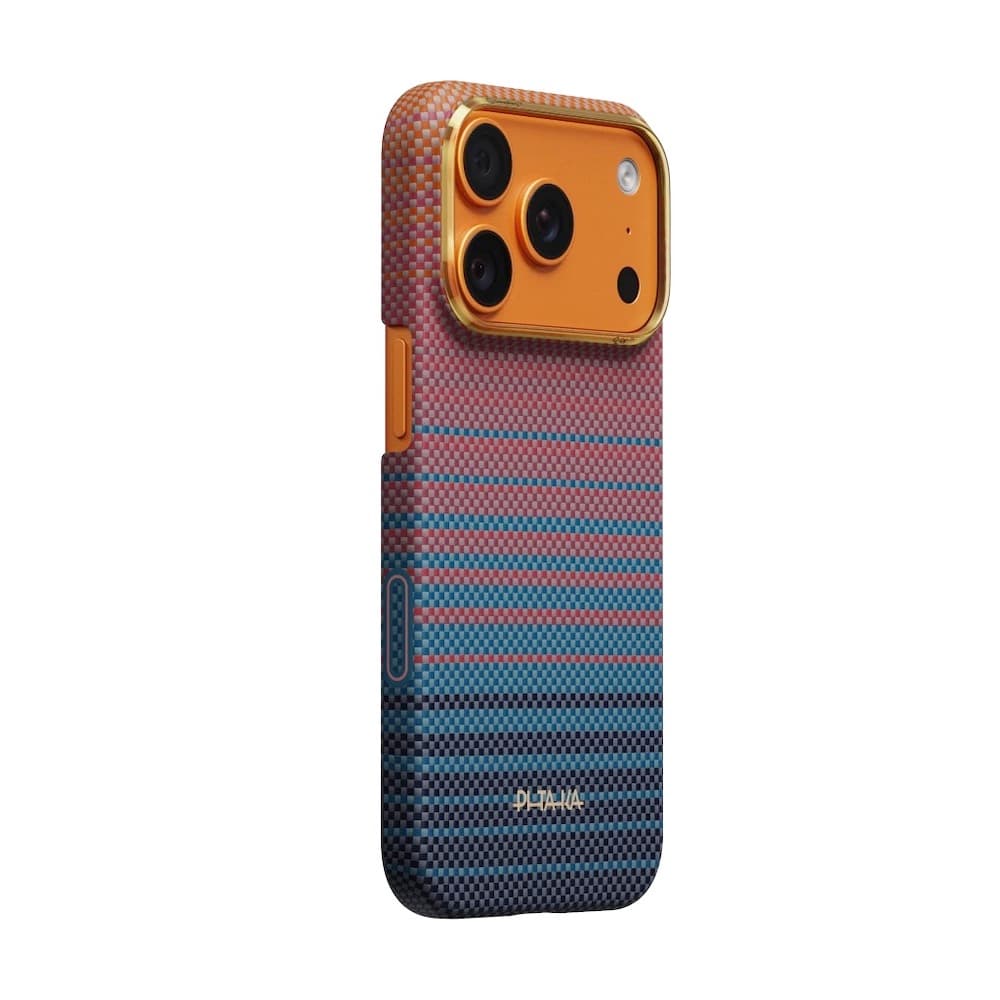 Кевларен кейс с MagSafe за iPhone 17 Pro - Pitaka Sunset 2.0 California Dream 05 Edge Ultra Slim Aramid Fiber Case Limited Edition