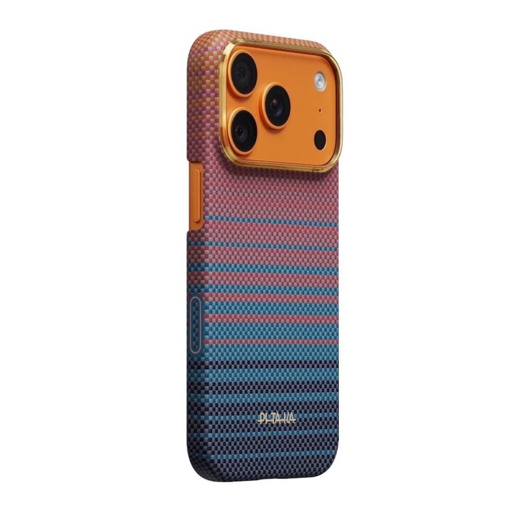 Кевларен кейс с MagSafe за iPhone 17 Pro Max - Pitaka Sunset 2.0 California Dream 05 Edge Ultra Slim Aramid Fiber Case Limited Edition
