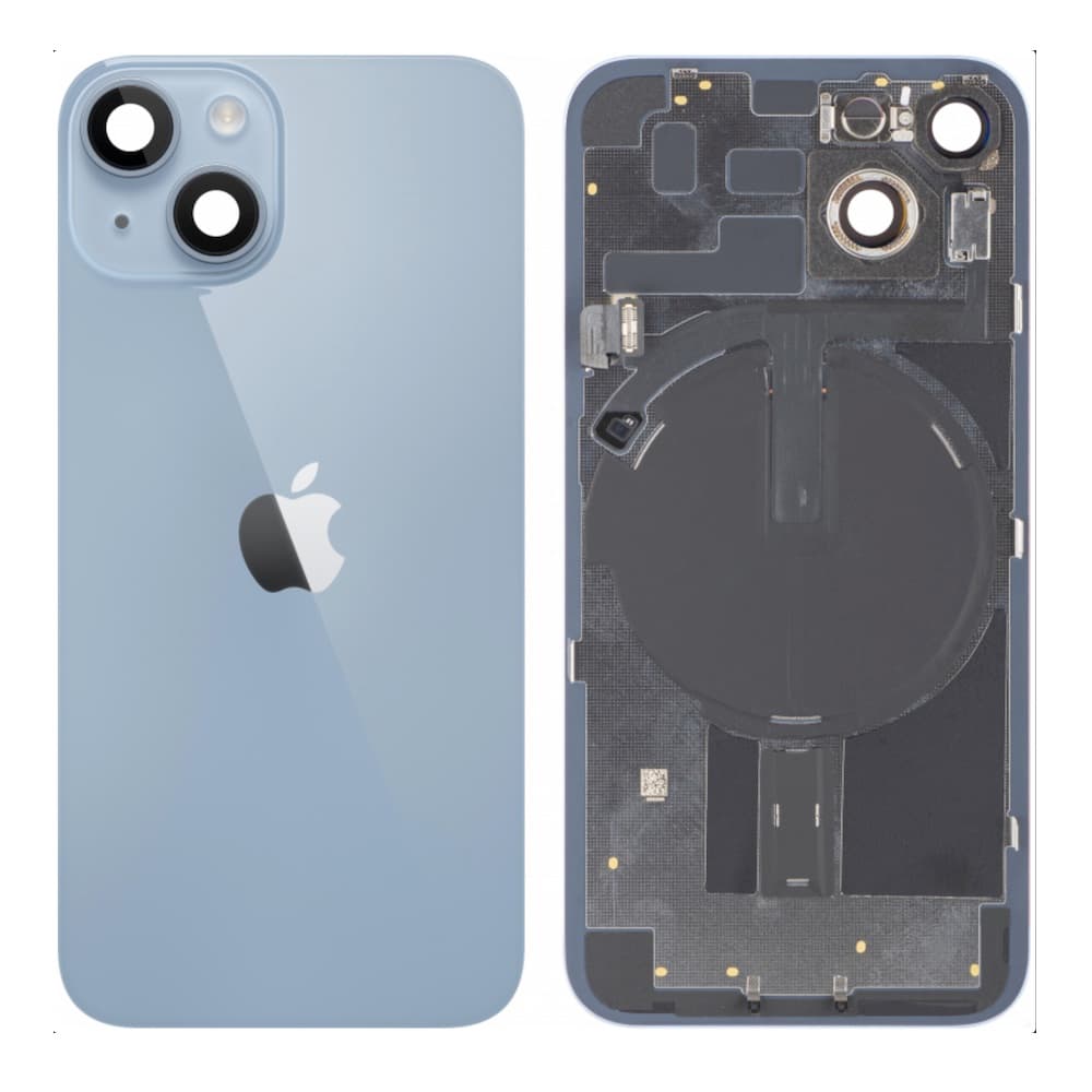 Оригинален резервен заден капак - Apple iPhone 14 Backcover (син)