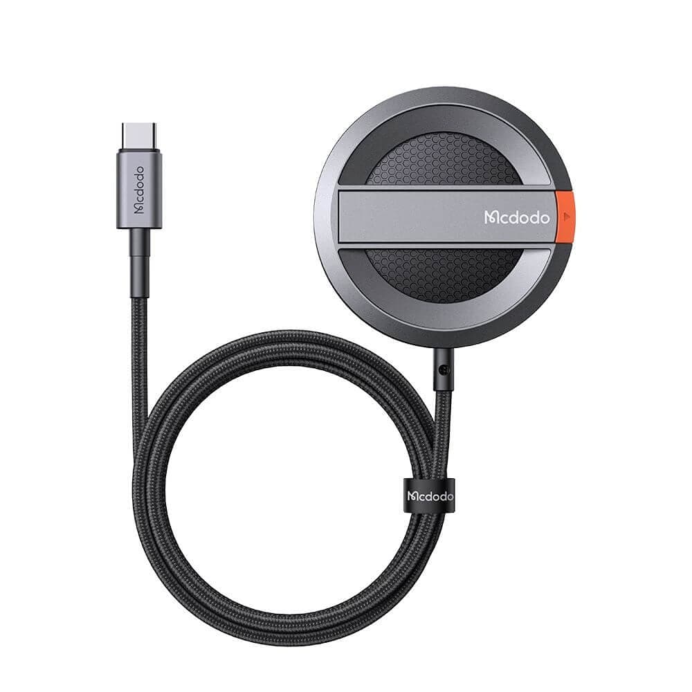 Поставка (пад) за безжично зареждане с вградена поставка за iPhone с Magsafe - Mcdodo MagSafe Wireless Charger 15W (черен)