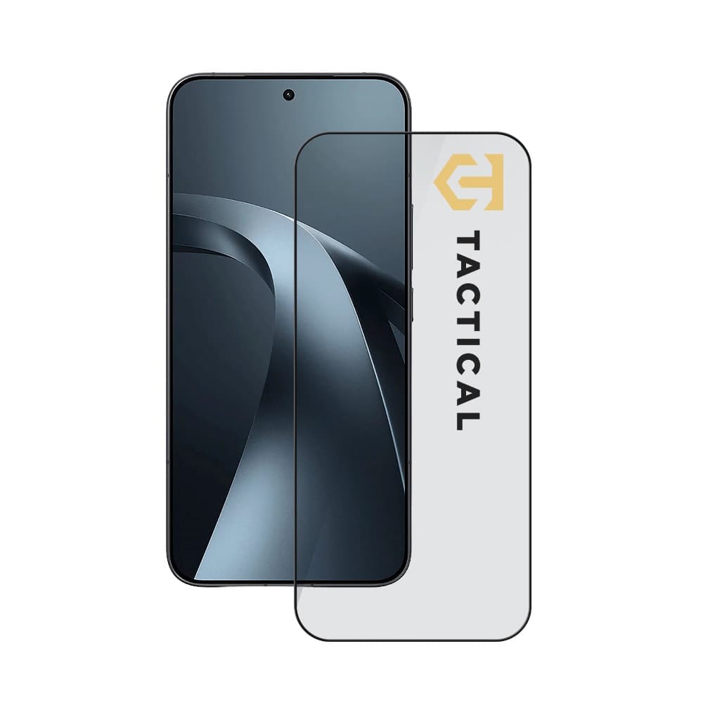 Стъклено защитно покритие за целия дисплей на Xiaomi 17T Pro - Tactical Glass Shield 5D (прозрачен-черен)