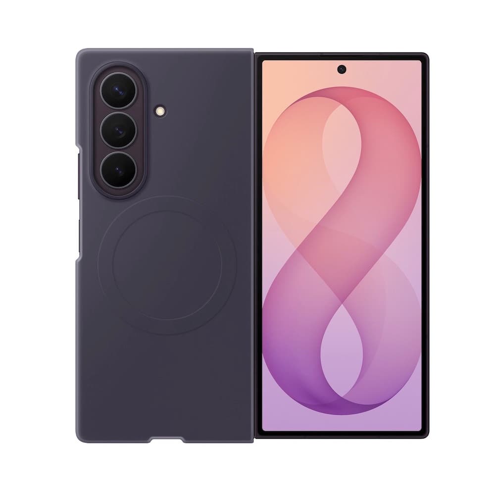 Оригинален силиконов кейс с MagSafe поддръжка за Samsung Galaxy Z Fold8 Ultra - Samsung Silicone Magnet Cover Case EF-EF976CGE (лилав)