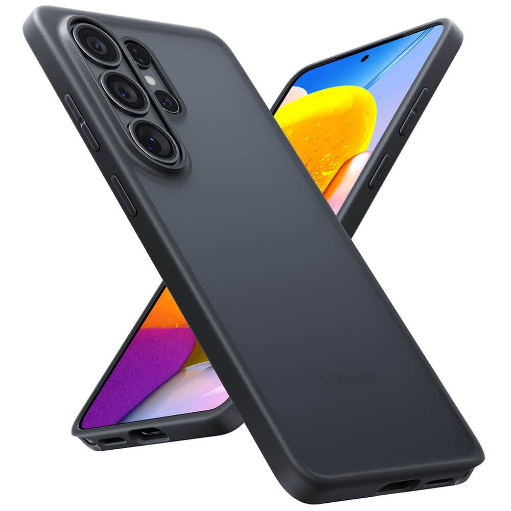 Хибриден кейс с висока степен на защита за Samsung Galaxy S26 Ultra - Torras Guardian Hybrid Case (черен-прозрачен)
