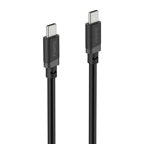 HAMA Кабел USB-C - USB-C, 60W, 0.5 м, черен