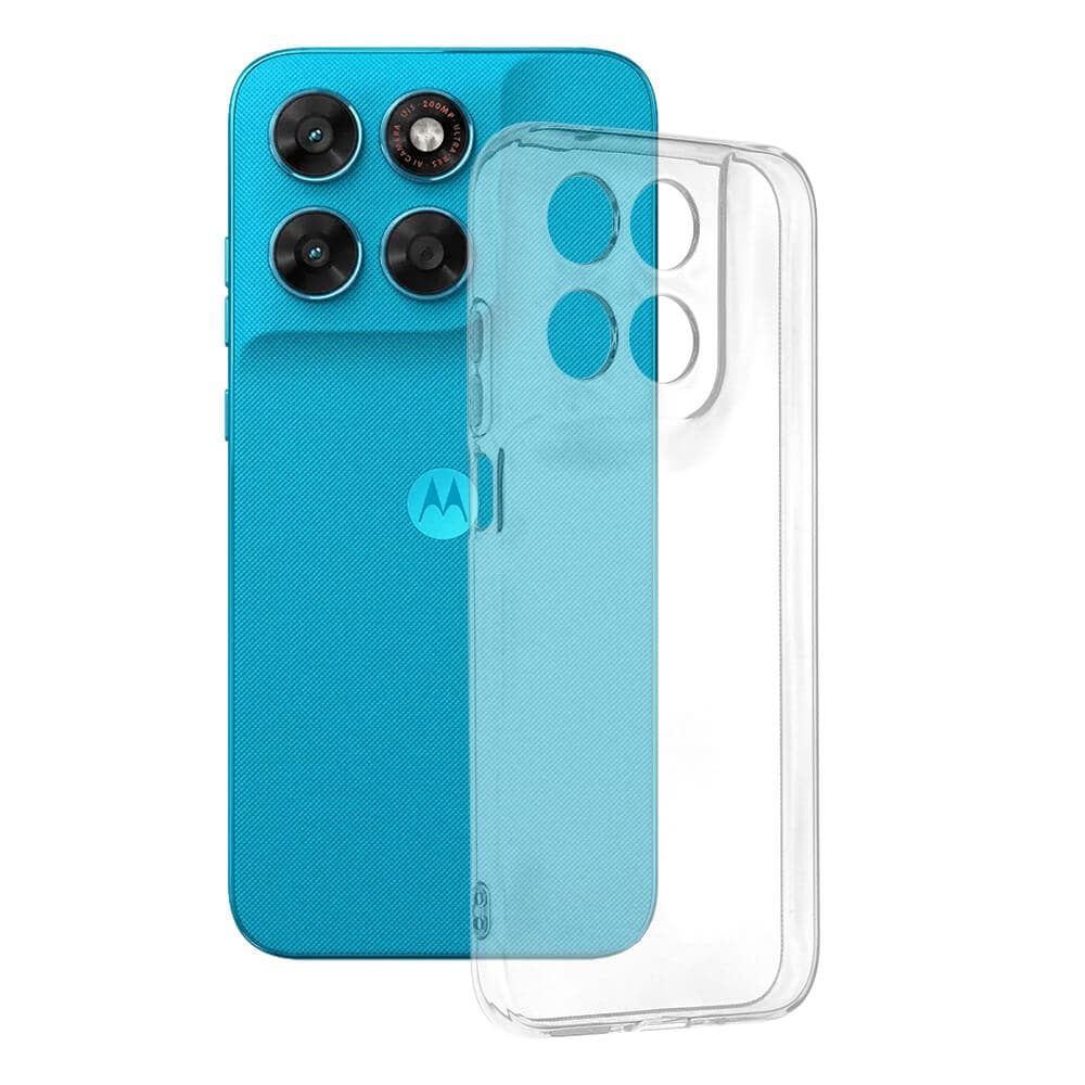 Силиконов (TPU) калъф за Motorola Moto G87, Moto G77, Moto G67 - Techsuit Clear Silicone Case (прозрачен)