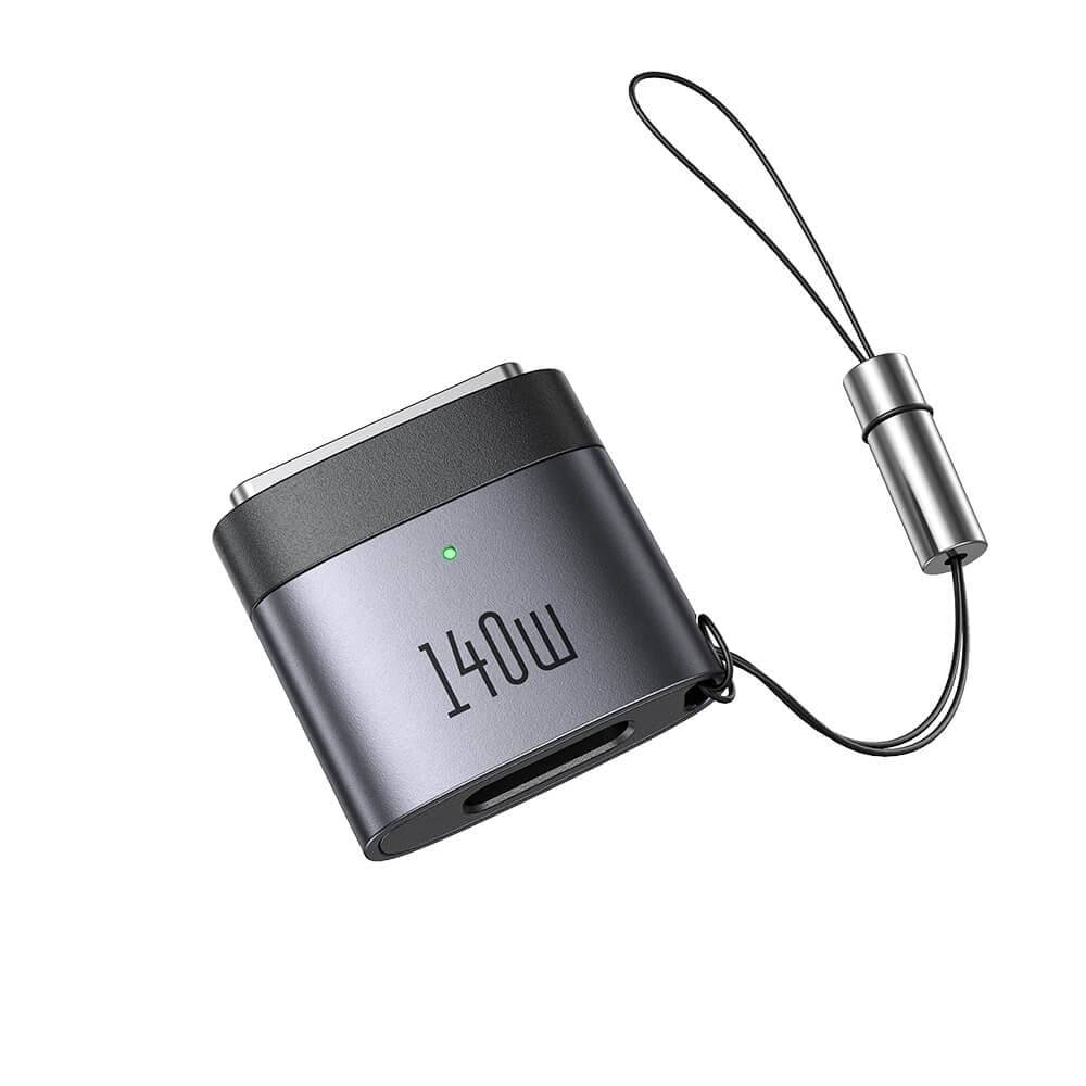 Магнитен адаптер от USB-C женско към MagSafe 3 - Mcdodo OT-6850 USB-C to MagSafe 3 Adapter 140W (тъмносив)