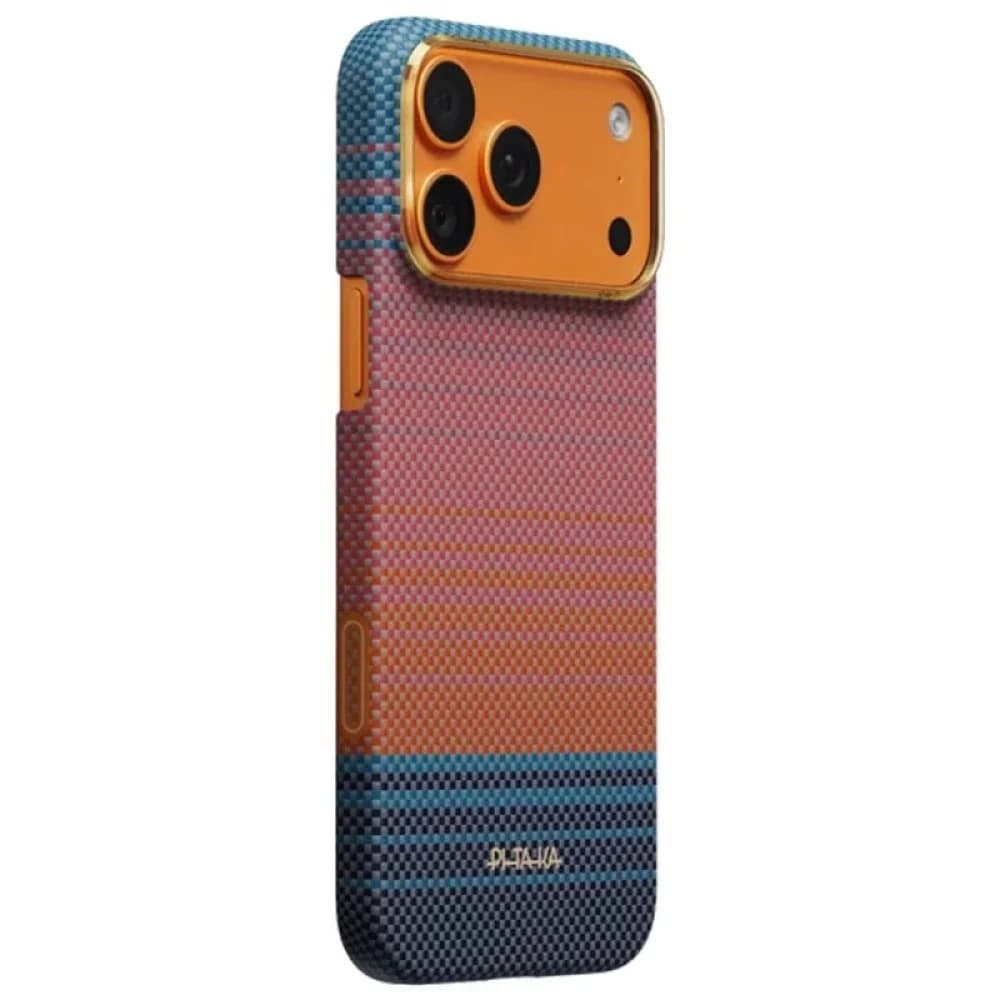 Кевларен кейс с MagSafe за iPhone 17 Pro Max - Pitaka Sunset 2.0 California Dream 04 Edge Ultra Slim Aramid Fiber Case Limited Edition