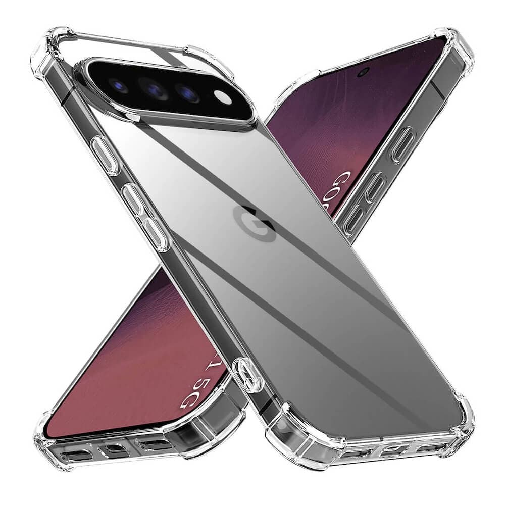 Удароустойчив силиконов (TPU) калъф за Google Pixel 11 - Techsuit Shockproof Clear Silicone Case (прозрачен)