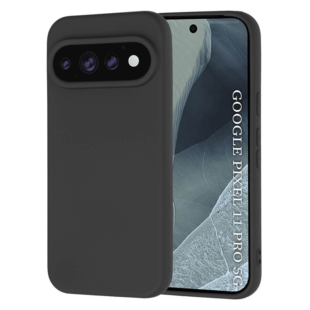 Силиконов (TPU) калъф за Google Pixel 11 Pro - Techsuit SoftFlex Silicone Case (черен)