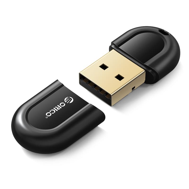 Bluetooth 5.0 адаптер за компютри и лаптопи - Orico BTA-53 USB-A Mini Bluetooth 5.3 Adapter (черен)