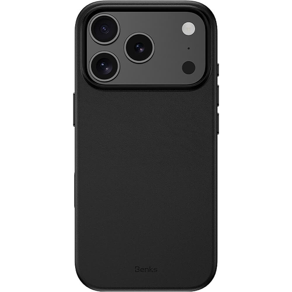 Кожен кейс с MagSafe за iPhone 18 Pro Max, iPhone 17 Pro Max - Benks Magnetic Vita Pro Leather Case (черен)