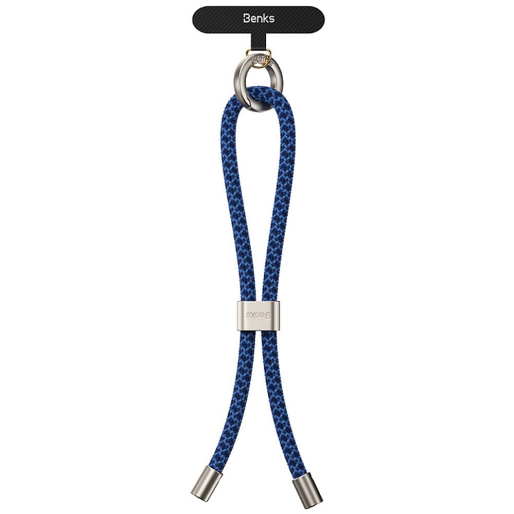 Универсална връзка за ръка за смартфони - Benks GS02 Universal Armor Wrist Strap (син)