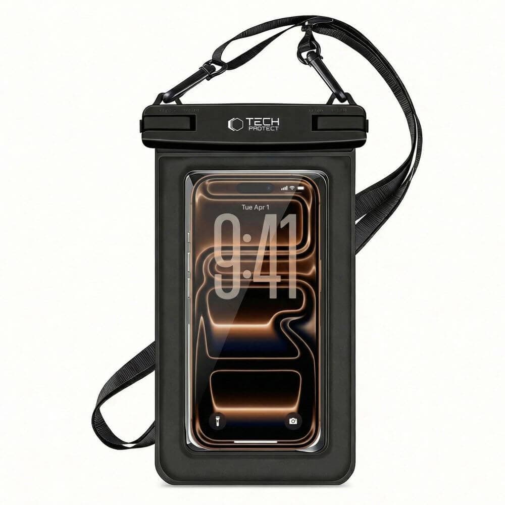 Универсален водоустойчив калъф за смартфони до 6.9 инча - Tech Protect UWC7 Universal Waterproof IPX8 Floating Case 6.9 Inch
