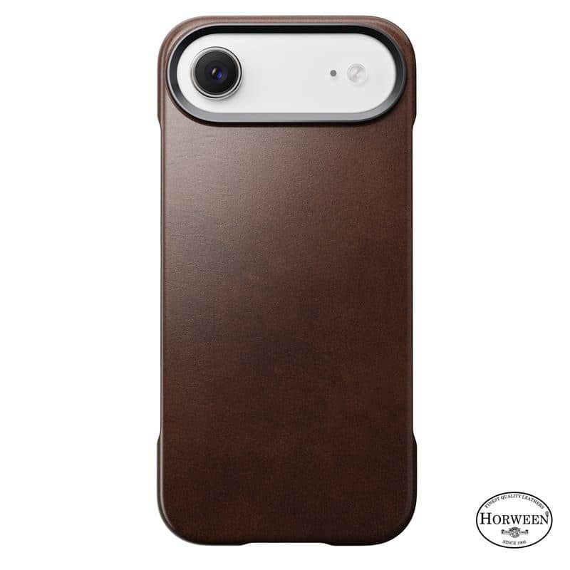 Кожен (естествена кожа) кейс с MagSafe за iPhone 17 Air - Nomad Traditional Horween Leather MagSafe Case (кафяв)
