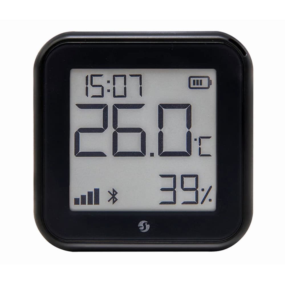 SHELLY H&T Gen3 Matte Black WLAN Temperature Humidity Sensor