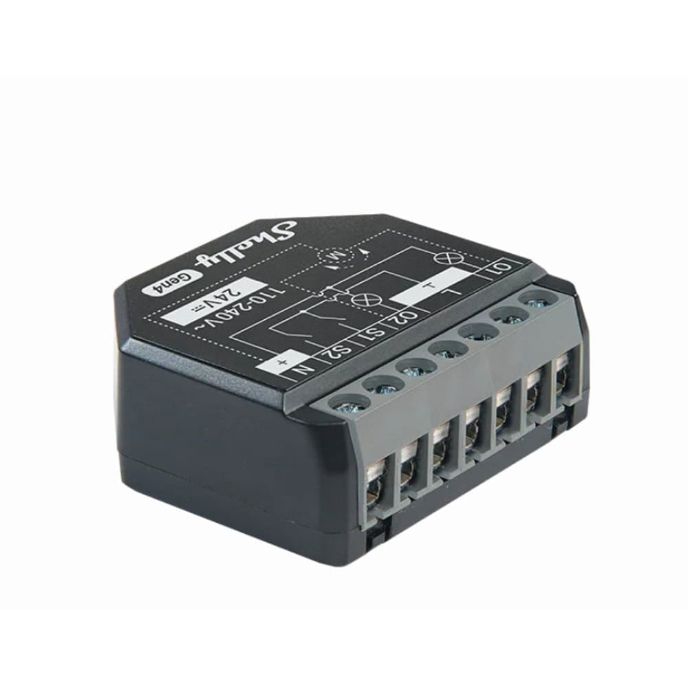 SHELLY 2PM Gen4 Matter WLAN Zigbee Bluetooth 2-Channel PM Switch