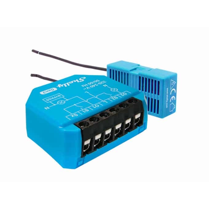 SHELLY 2L Gen3 WLAN No-Neutral 2-Channel Smart Relay
