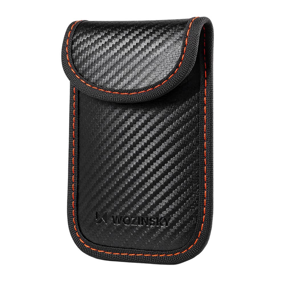 Ключодържател с джоб с RFID защита - Wozinsky WPB-R14 RFID Blocking Case for Keyless Keys (черен)