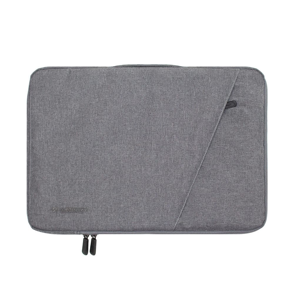 Текстилен калъф за MacBook Pro 16, Pro 15 и лаптопи до 15.6 инча - Wozinsky WTNP-15G Laptop Sleeve with Retractable Handle 15.6" (сив)