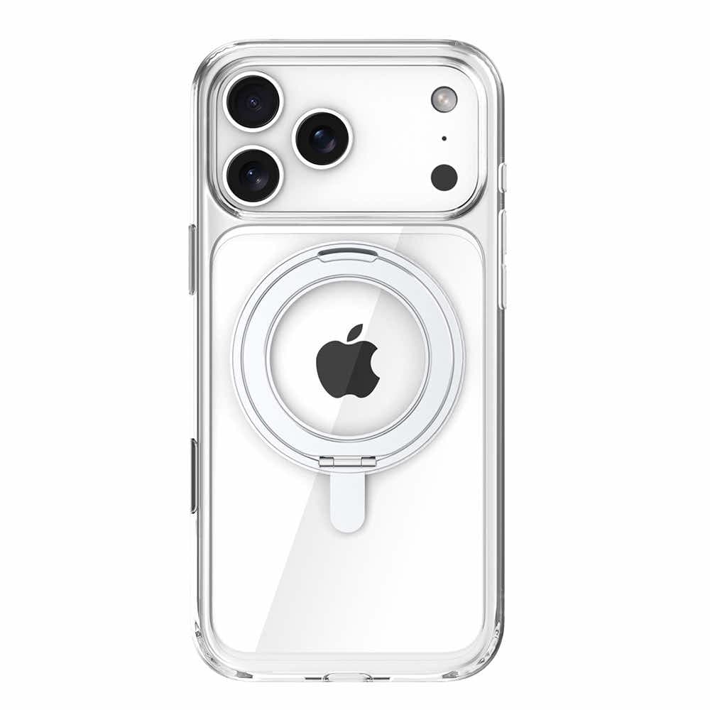 Хибриден удароустойчив кейс с MagSafe и вградена поставка за iPhone 18 Pro Max, iPhone 17 Pro Max - Prodigee Teek360 M Stand Case (прозрачен)