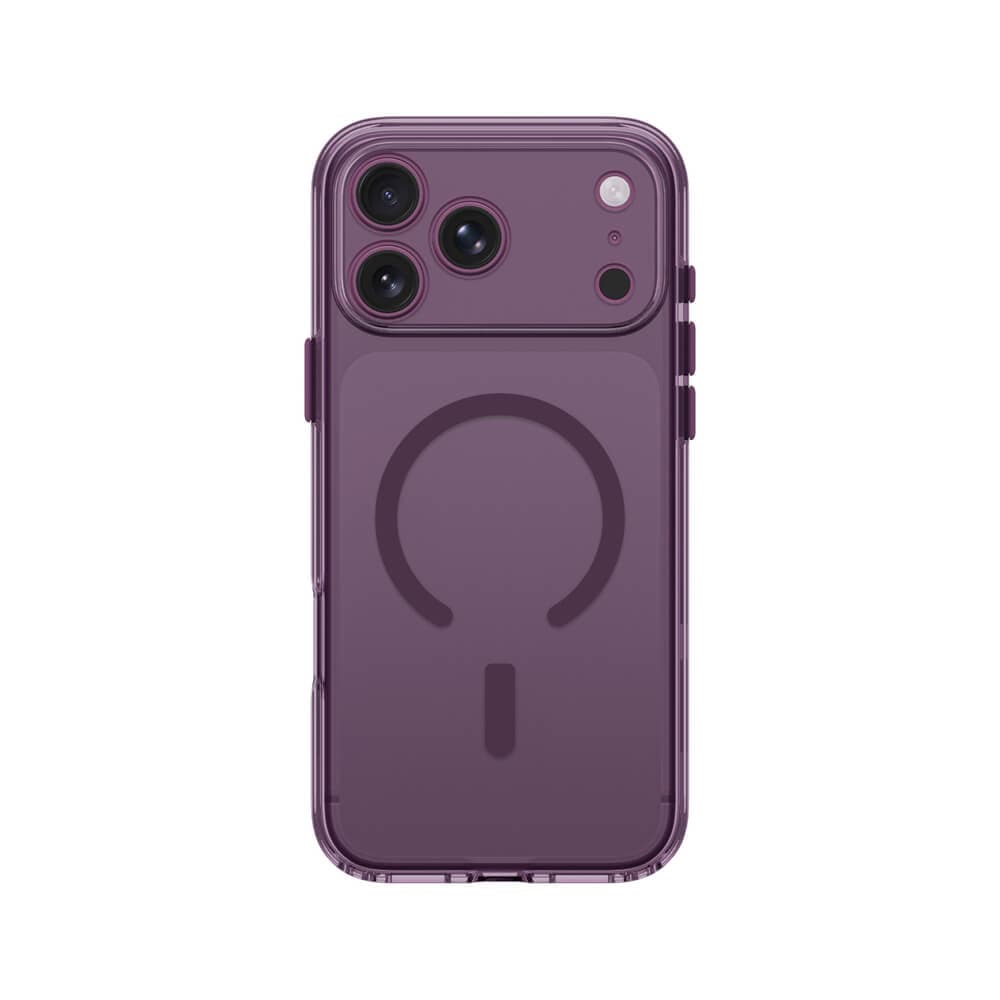 Хибриден кейс с висока степен на защита с MagSafe за iPhone 18 Pro, iPhone 17 Pro - AmazingThing Minimal LensGuard Hybrid MagSafe Case (лилав)