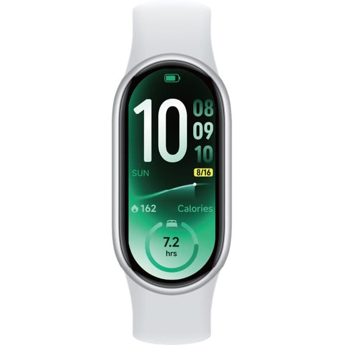 Смарт гривна Xiaomi Smart Band 11, 1.72" (6.73cm) AMOLED дисплей, Bluetooth, акселерометър, жироскоп, електронен компас, 5ATM водоустойчивост, сребриста