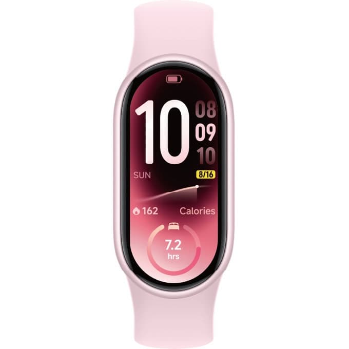 Смарт гривна Xiaomi Smart Band 11, 1.72" (6.73cm) AMOLED дисплей, Bluetooth, акселерометър, жироскоп, електронен компас, 5ATM водоустойчивост, розова