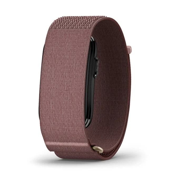 Смарт гривна Garmin CIRQA S-M (120-200mm), Bluetooth, Wi-Fi, сензор за проследяване на стреса, съня, изгорени калории, температура на кожата, 5ATM водоустойчивост, до 10 дни време на работа, спортни режими, червена