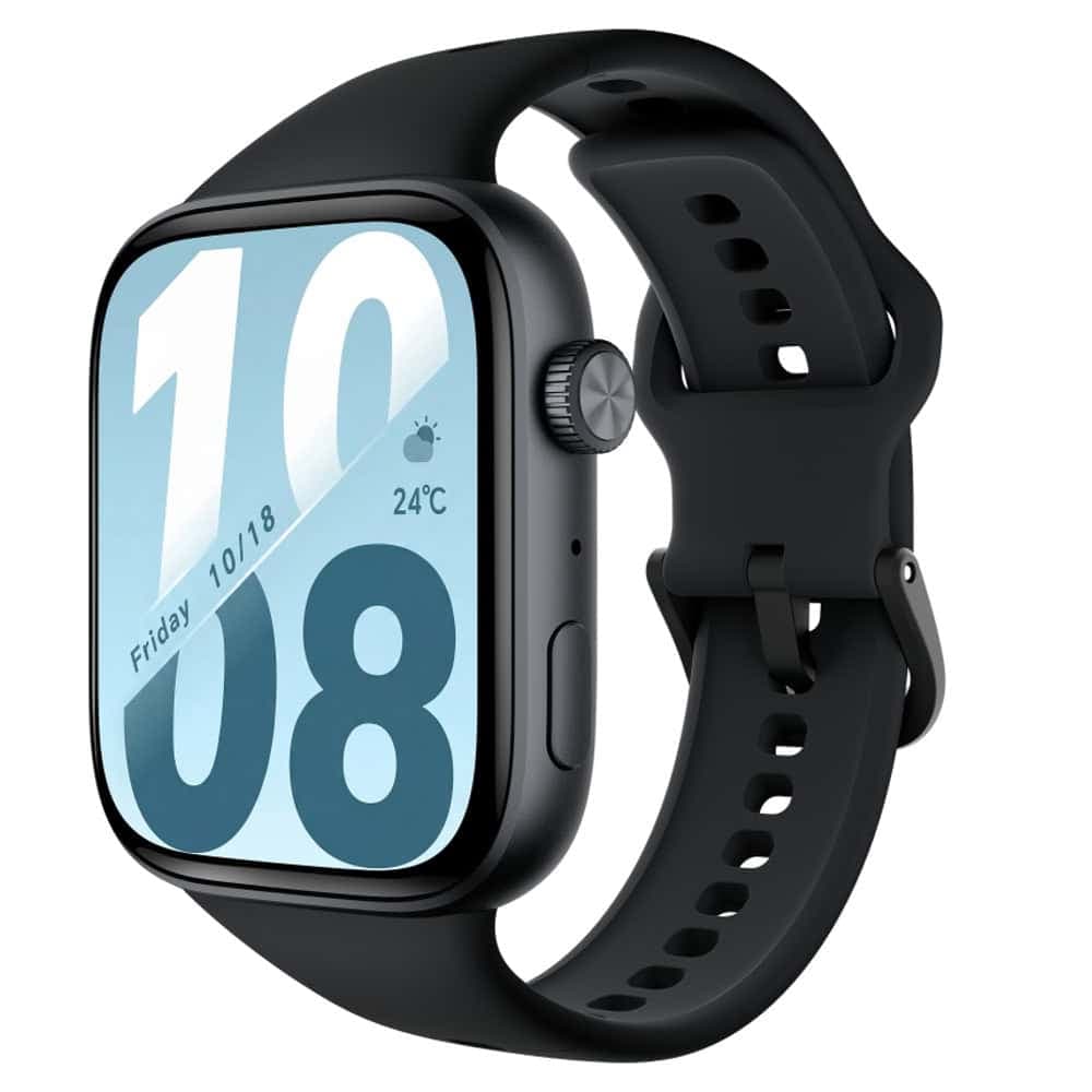 Смарт часовник Honor Watch X5i, 1.97" (5cm) AMOLED дисплей, Bluetooth, акселерометър, пулс, SpO2, IP68, 1ATM, черен