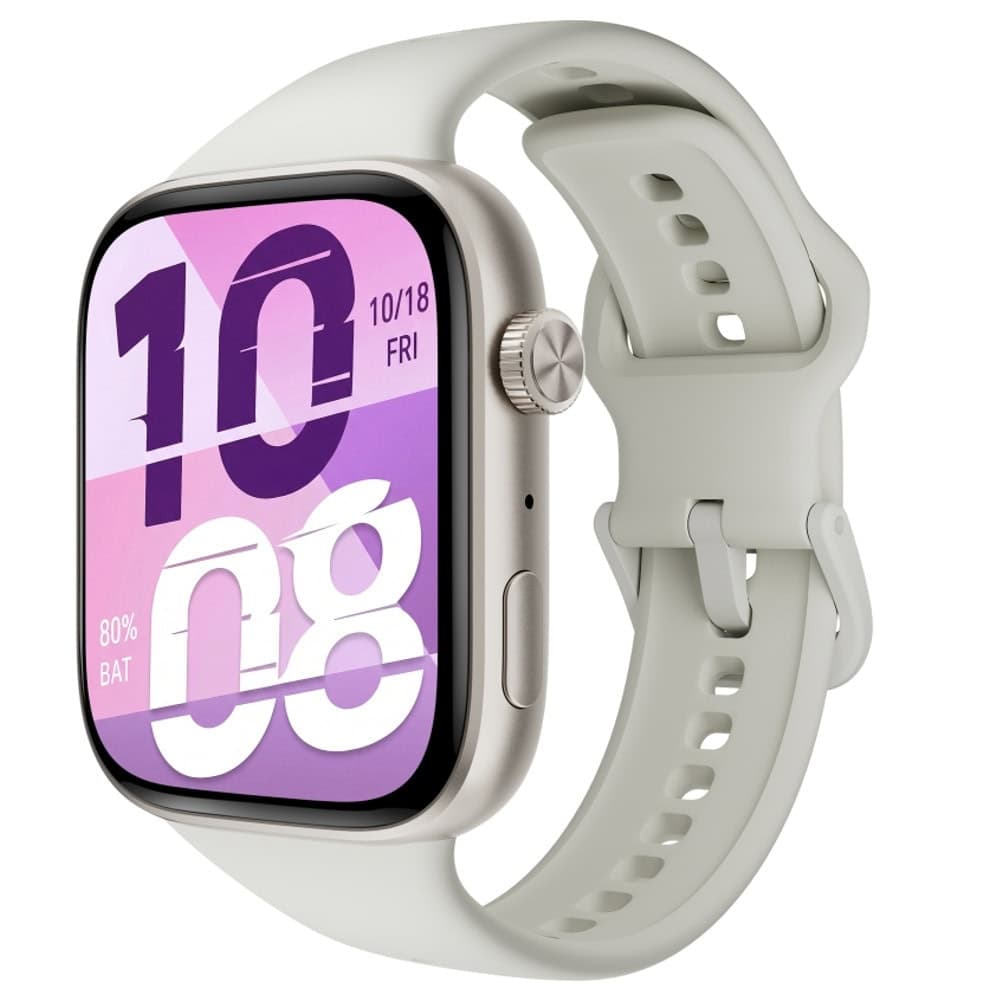 Смарт часовник Honor Watch X5i, 1.97" (5cm) AMOLED дисплей, Bluetooth, акселерометър, пулс, SpO2, IP68, 1ATM, бял