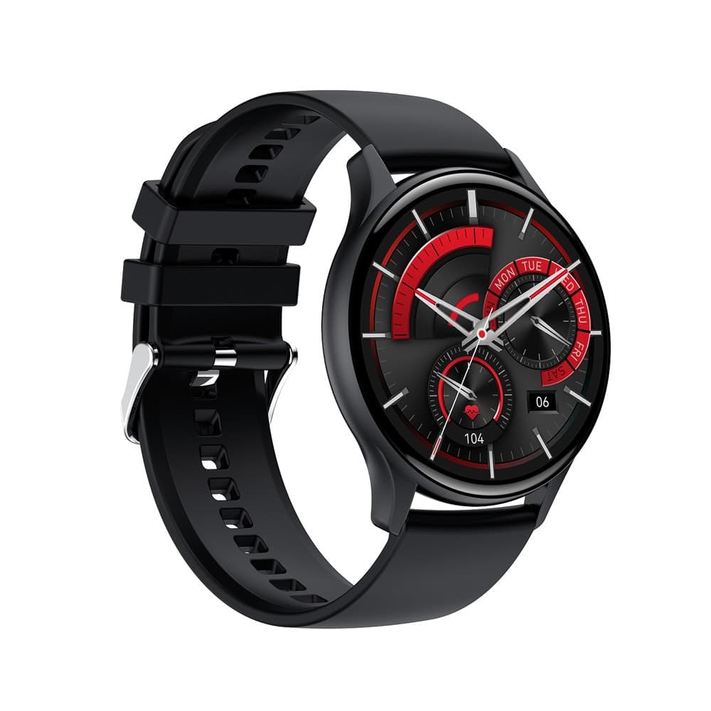 Смарт часовник Lemfo HK89, 1.43" (3.63cm) дисплей, Bluetooth, сензор за следене на калории, IP68 защита, до 7 дни живот на батерията, спортни режими, черен