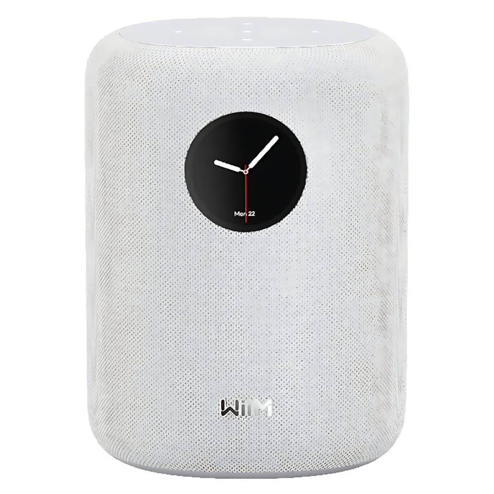 Смарт колонка WiiM Sound, 1.8" сензорен екран, микрофон, управление с гласов асистент, Wi-Fi, Bluetooth, бяла