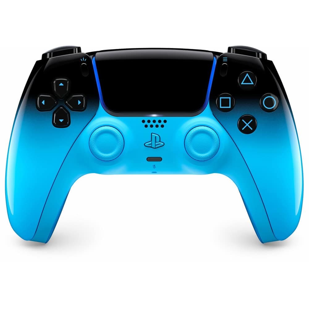 Геймпад Sony Playstation DualSense - Rhythm Blue, безжичен, за PlayStation 5, черно-син