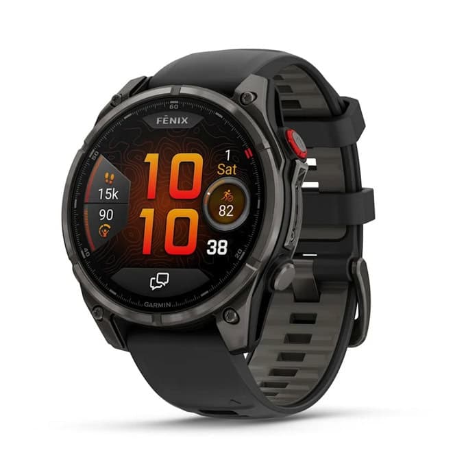 Смарт часовник Garmin Fenix 8 Pro, 47mm, 1.4" (3.55cm) AMOLED дисплей, Bluetooth/Wi-Fi, сензор за дълбочина, изгорени калории, хидратация, 10ATM водоустойчивост, до 15 дни време на работа, спортни режими, черен
