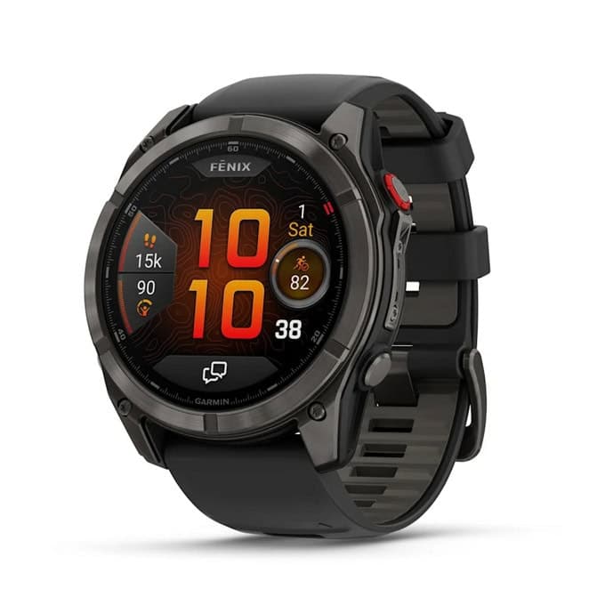 Смарт часовник Garmin Fenix 8 Pro, 51mm, 1.4" (3.55cm) AMOLED дисплей, Bluetooth/Wi-Fi, сензор за дълбочина, изгорени калории, хидратация, 10ATM водоустойчивост, до 27 дни време на работа, спортни режими, черен