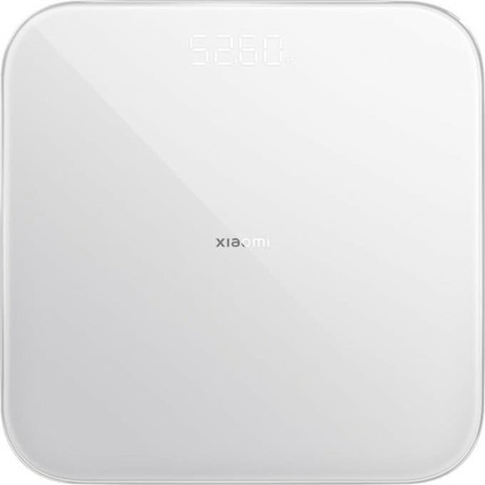 Смарт кантар Xiaomi Mi Smart Scale S200 (White), капацитет 150 кг, Bluetooth, 3x AAA, бял