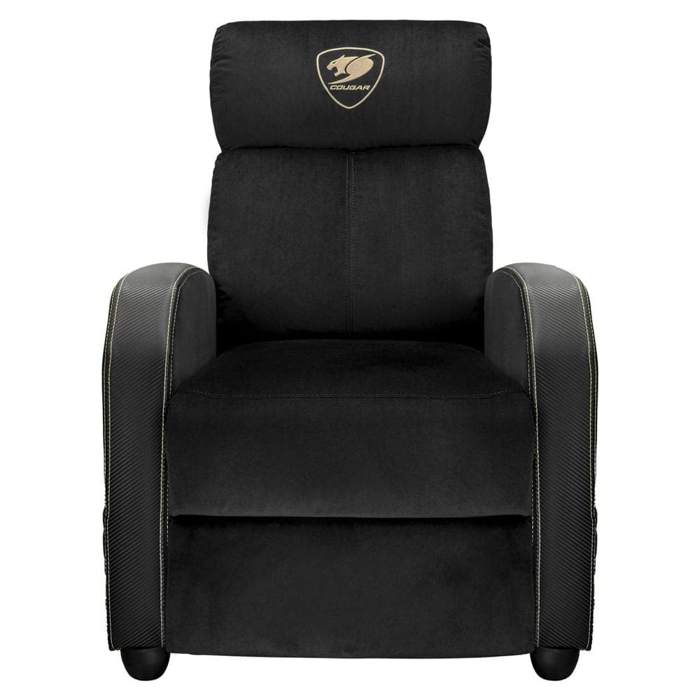 Геймърско кресло Cougar Gaming Ranger Elite Gold, до 135kg, дишаща материя, черен