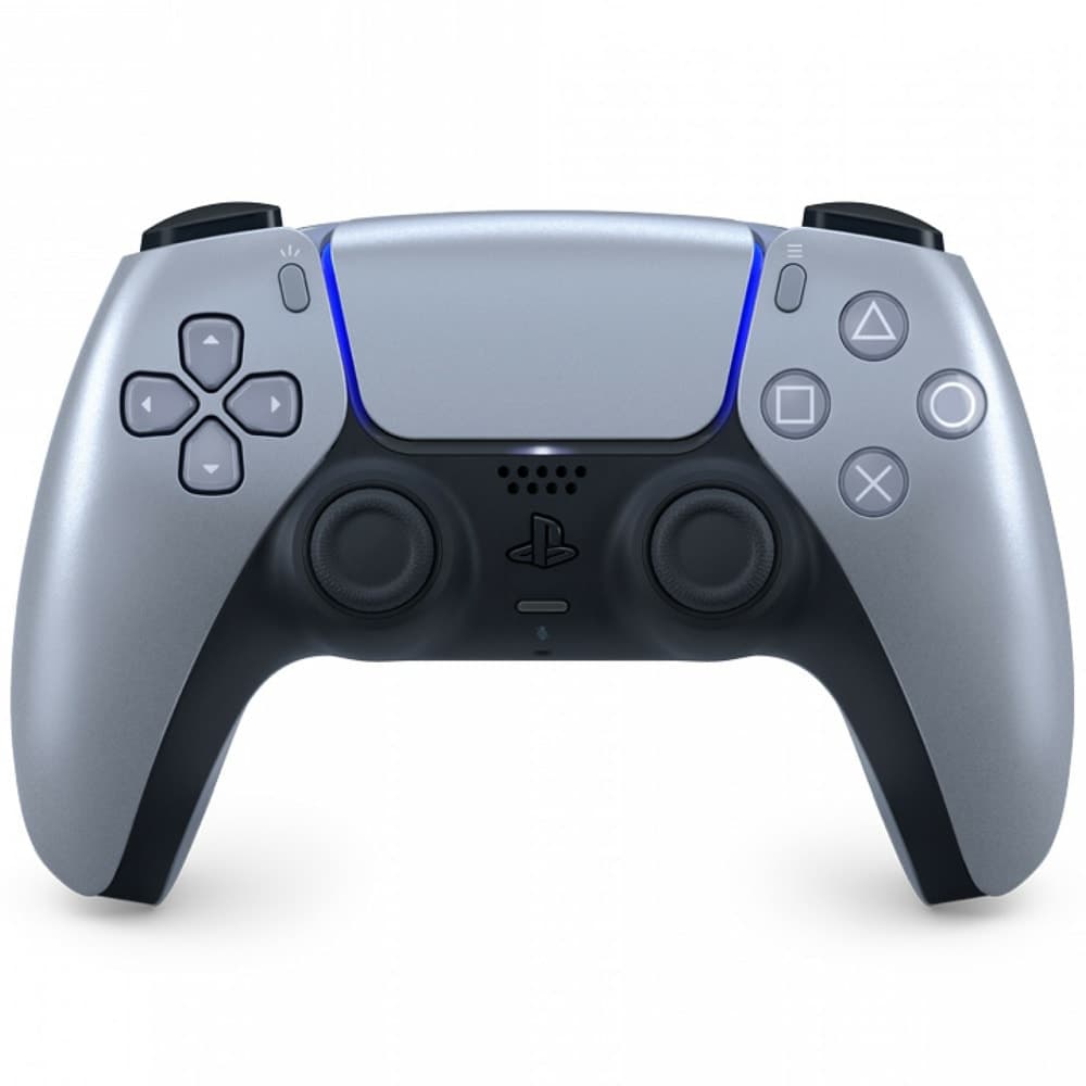 Геймпад Sony PlayStation DualSense (Sterling Silver), за PlayStation 5, сив