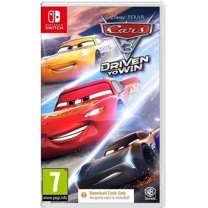 Игра за конзола Cars 3: Driven to Win - Code in a Box, за Nintendo Switch
