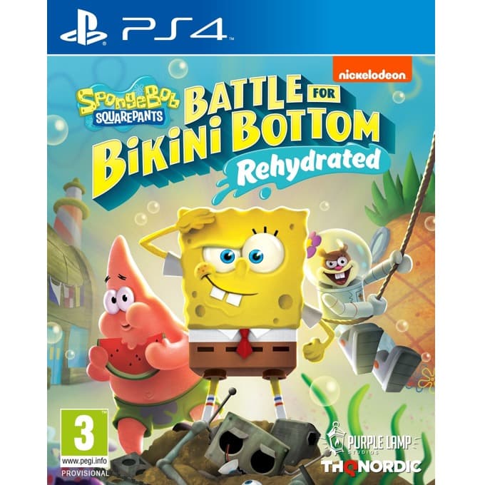 Игра за конзола Spongebob SquarePants: Battle for Bikini Bottom - Rehydrated, за PS4