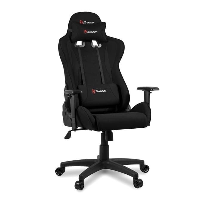 Геймърски стол Arozzi Mezzo V2 Fabric, до 120kg, наклон назад до 165°, черен