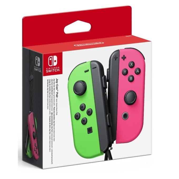 Геймпад Nintendo Switch Joy-Con, за Switch, безжичен, зелено/розово