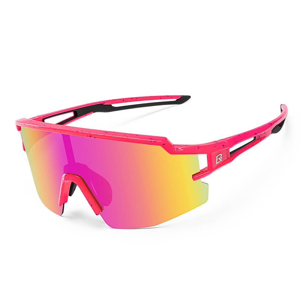 Слънчеви очила за деца с поляризация за колоездене - Rockbros Kids Polarized Cycling Sunglasses (розов)