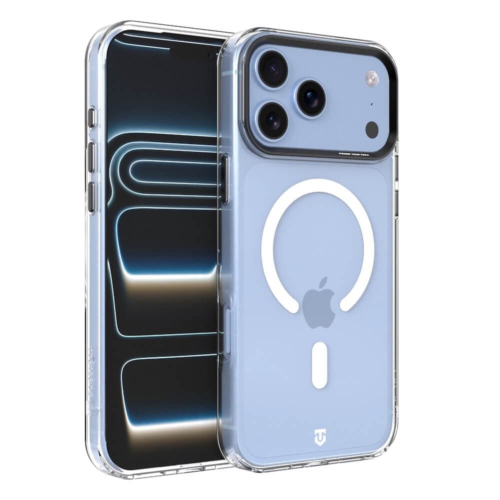 Хибриден удароустойчив кейс с MagSafe за iPhone 18 Pro Max, iPhone 17 Pro Max - Tactical MagForce 2.0 Cover (прозрачен-черен)