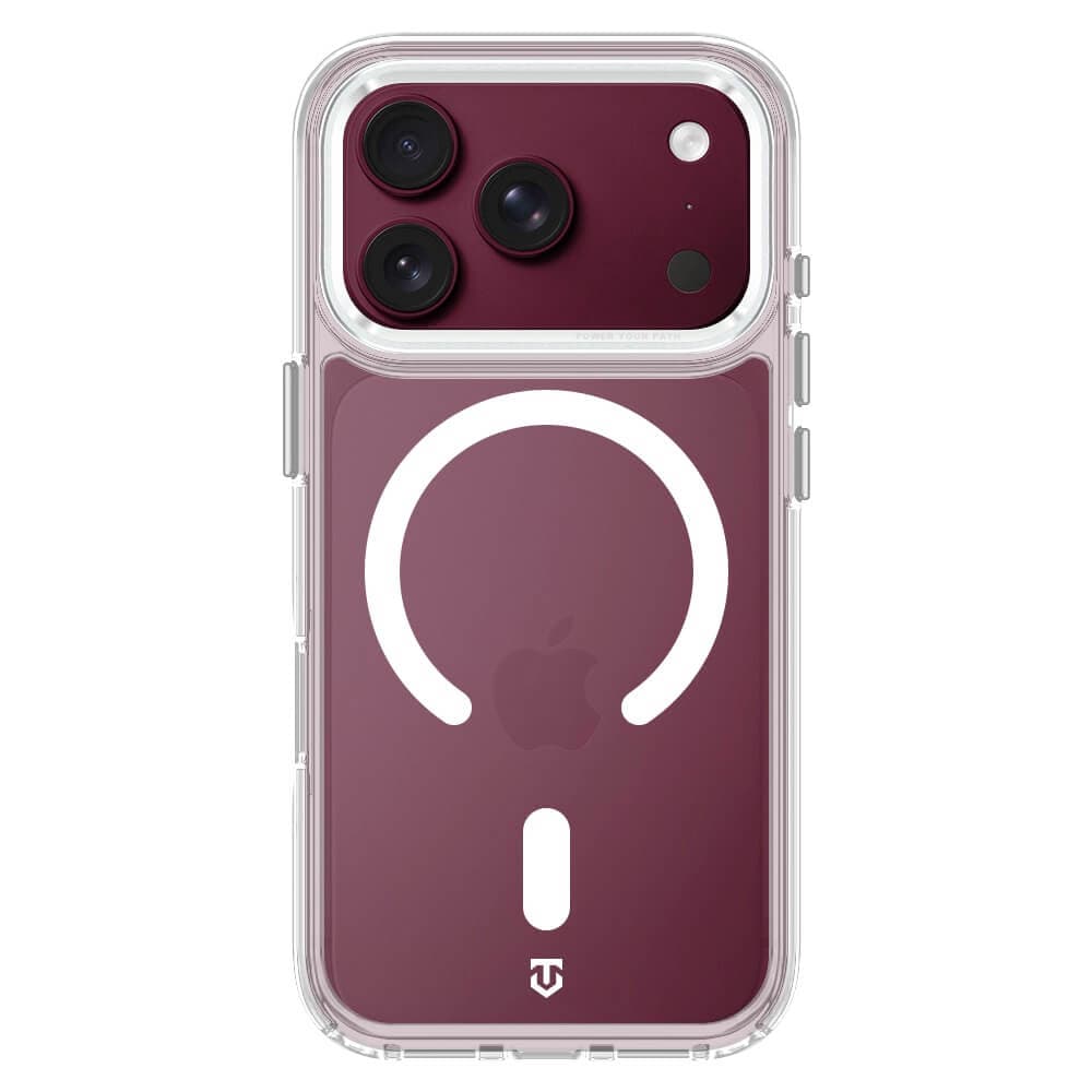 Хибриден удароустойчив кейс с MagSafe за iPhone 18 Pro Max, iPhone 17 Pro Max - Tactical MagForce 2.0 Cover (прозрачен-сребърен)