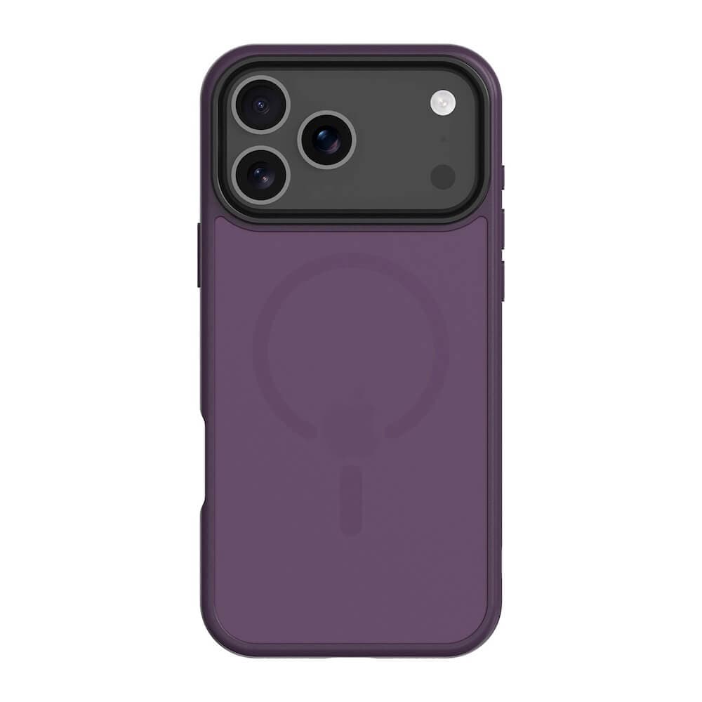 Хибриден удароустойчив кейс с MagSafe заiPhone 18 Pro Max, iPhone 17 Pro Max - Tactical MagForce Hyperstealth Cover (burgundy Smoke)