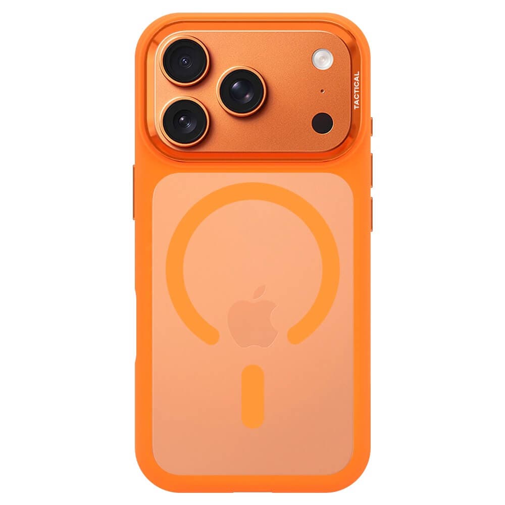 Хибриден удароустойчив кейс с MagSafe за iPhone 18 Pro, iPhone 17 Pro - Tactical MagForce Hyperstealth 3.0 Cover (orange)