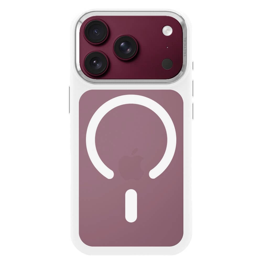 Хибриден удароустойчив кейс с MagSafe за iPhone 18 Pro, iPhone 17 Pro - Tactical MagForce Hyperstealth 3.0 Cover (snow white)