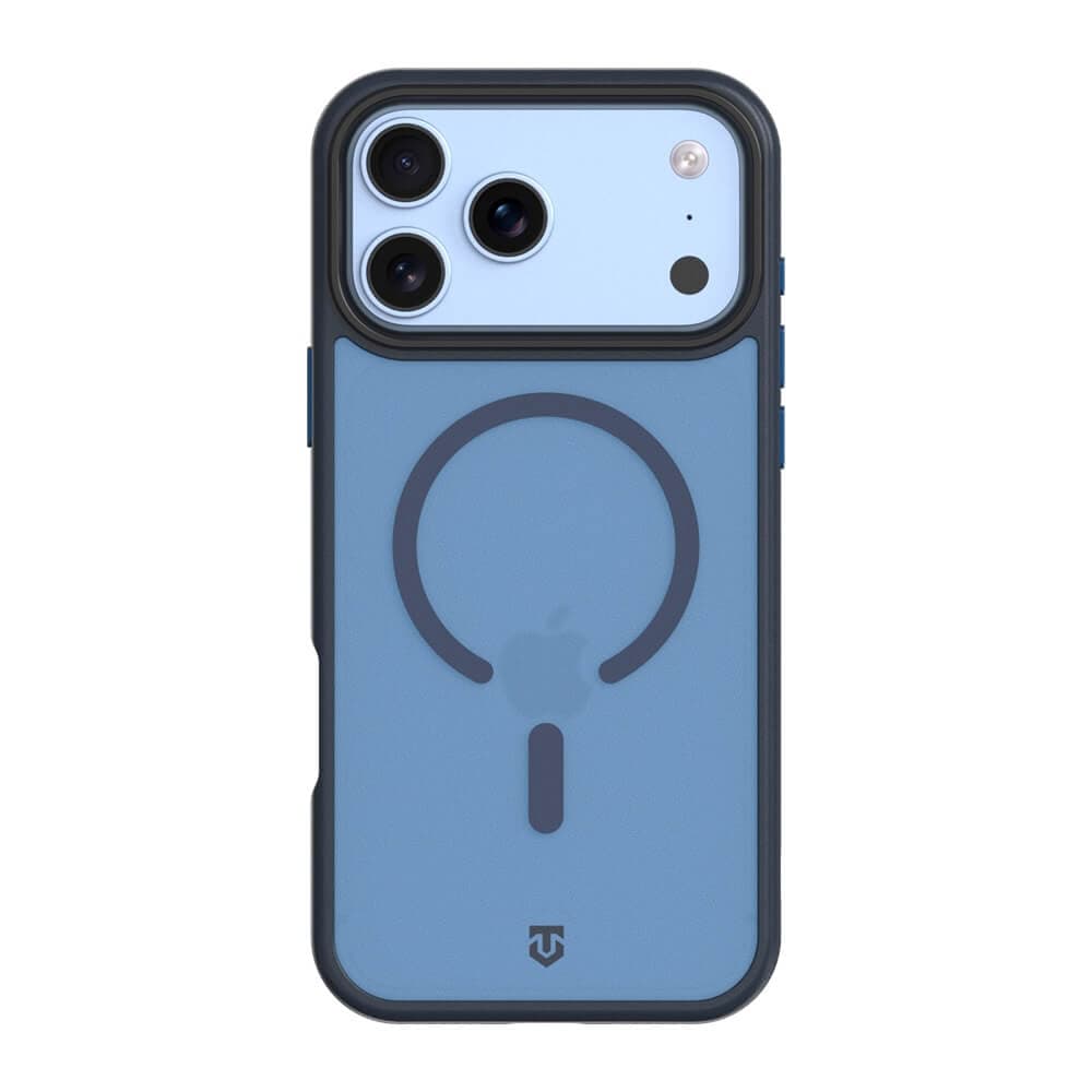 Хибриден удароустойчив кейс с MagSafe за iPhone 18 Pro, iPhone 17 Pro - Tactical MagForce Hypersand Cover Case (deep blue)